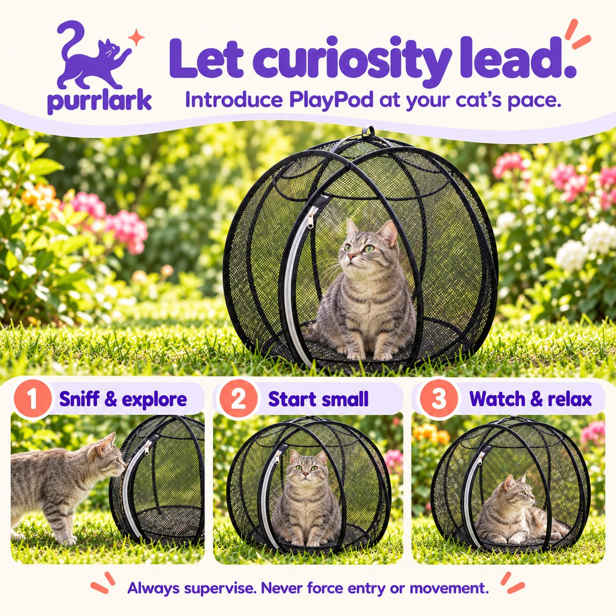 PlayPod Cat Playpen