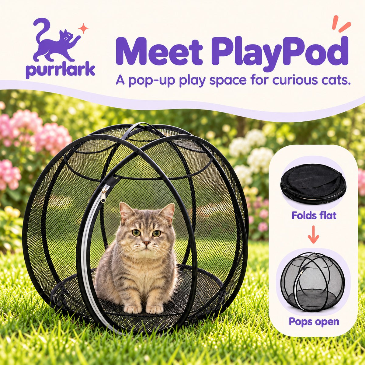 PlayPod Cat Playpen